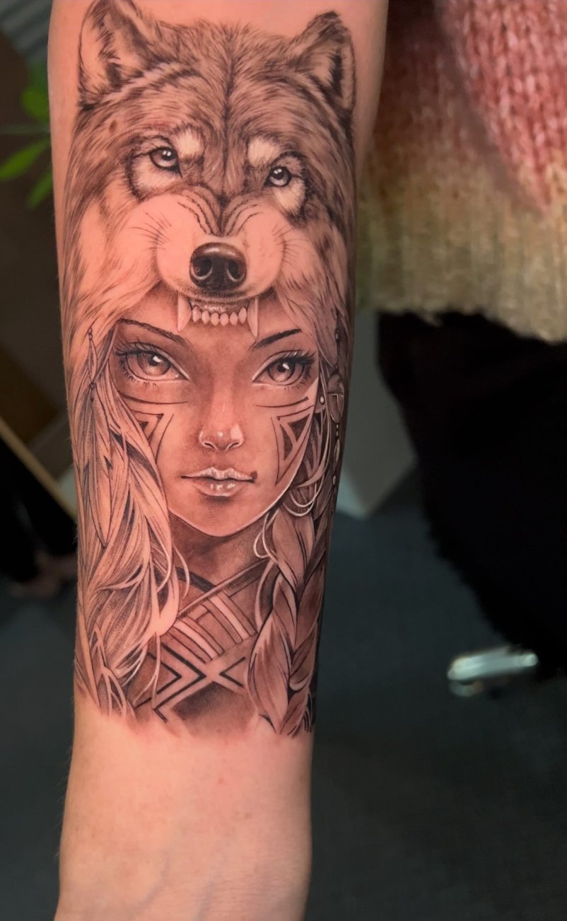 Forearm · Wolf & Warrior